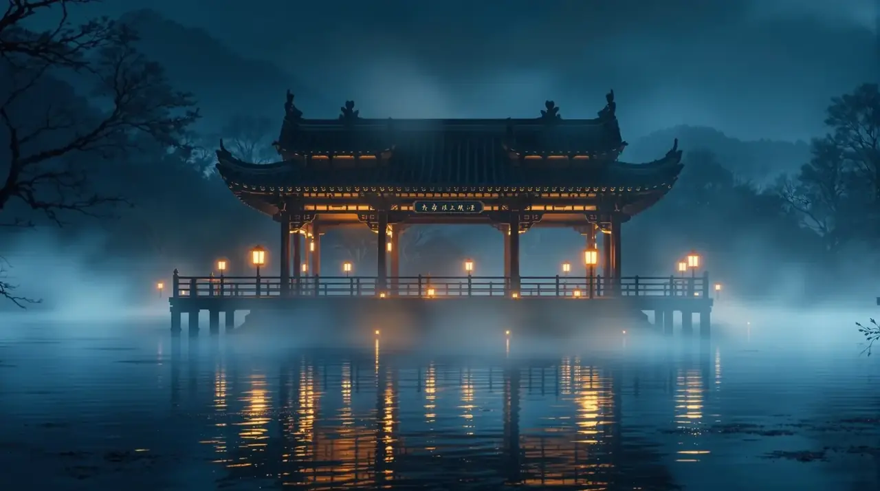 月下故人来 · 古装 人气榜短剧《月下故人来》横版封面图