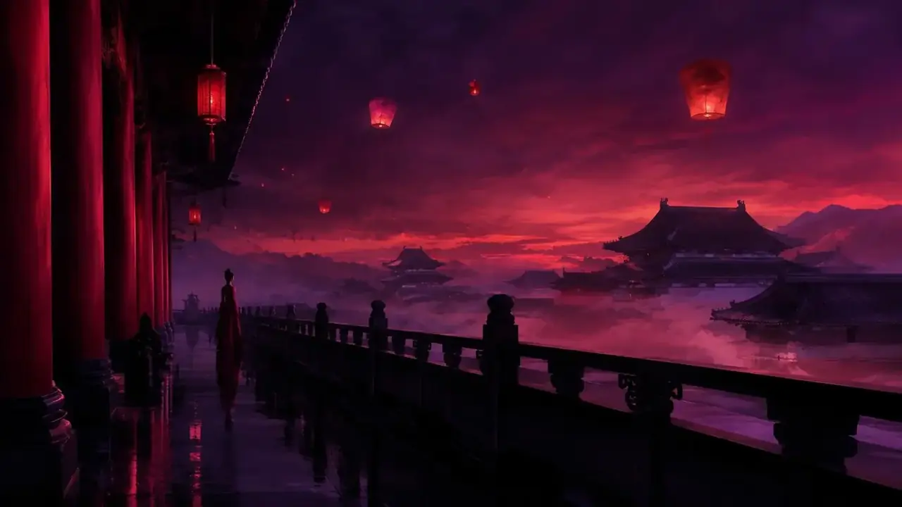 朱砂扣 · 古装 人气榜短剧《朱砂扣》横版封面图
